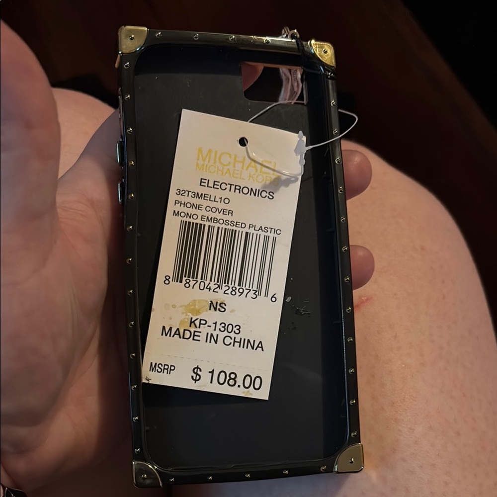 Michael Kors Black Phone Cover Premium Protection